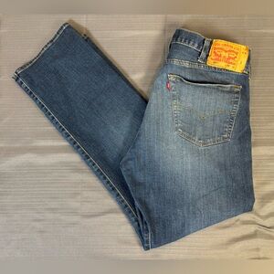 Levi’s 501 Original Fit Jeans Men’s 38x32 Button Fly Dark Wash Straight Leg